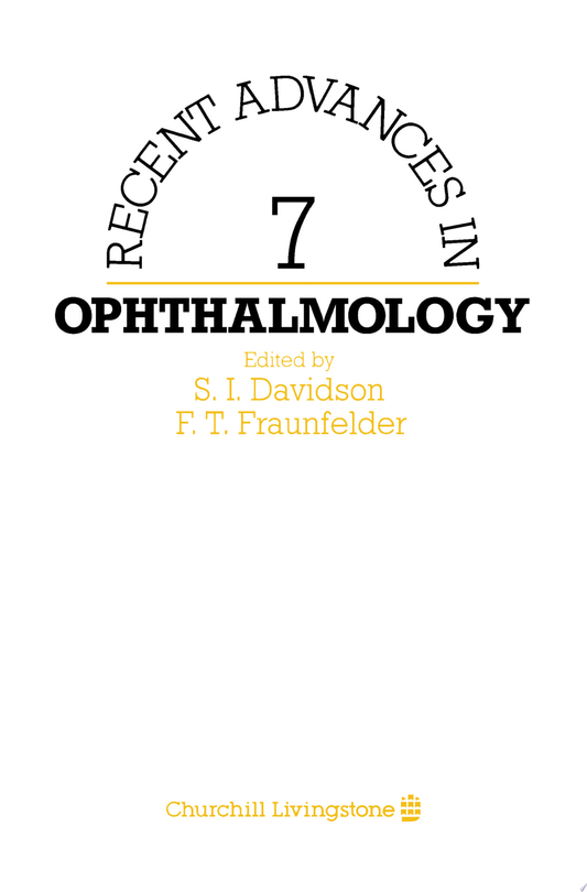 Recent Advances in Eye Research 1st Edition PDF