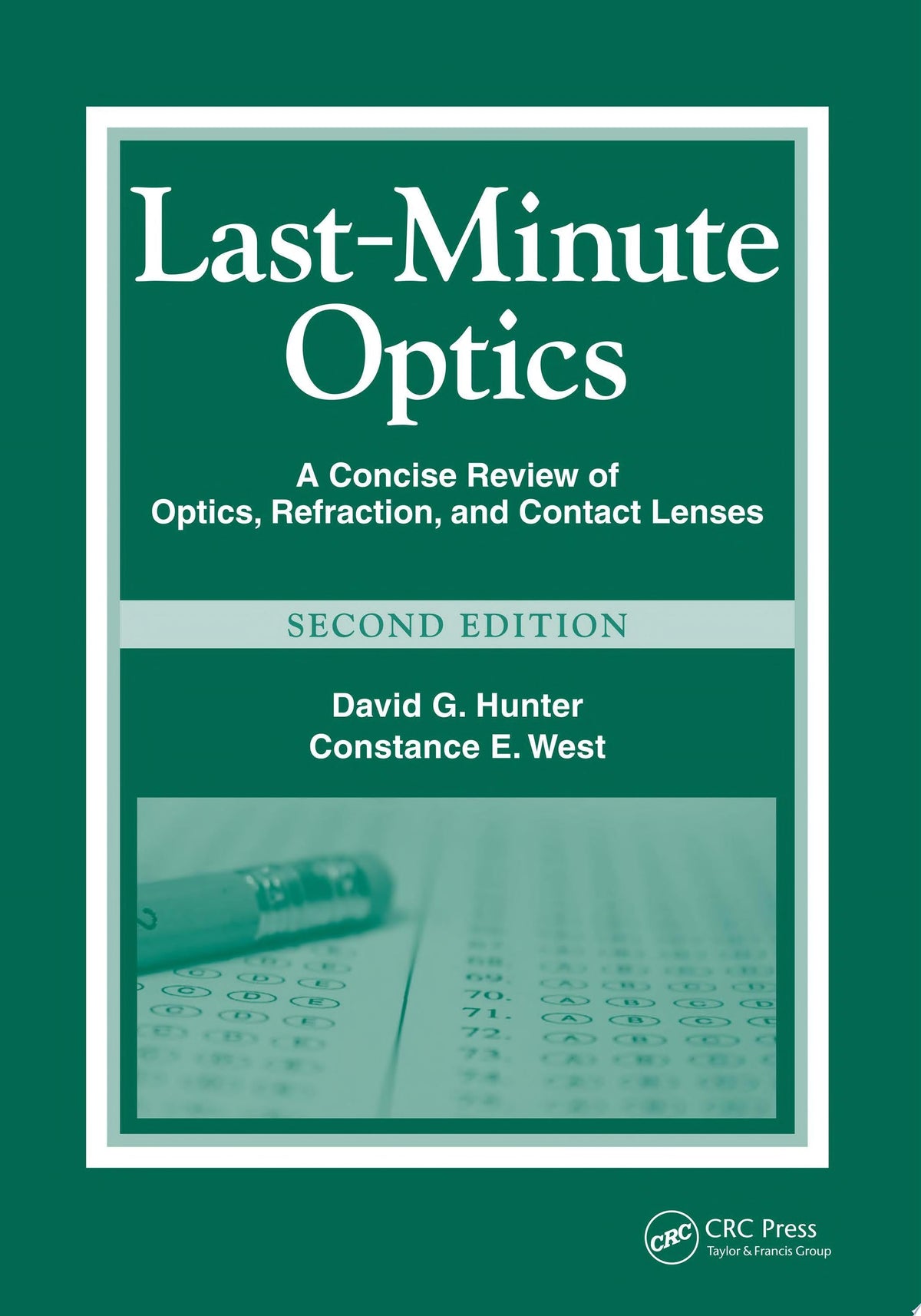 Last-Minute Optics 1st Edition by Hunter PDF